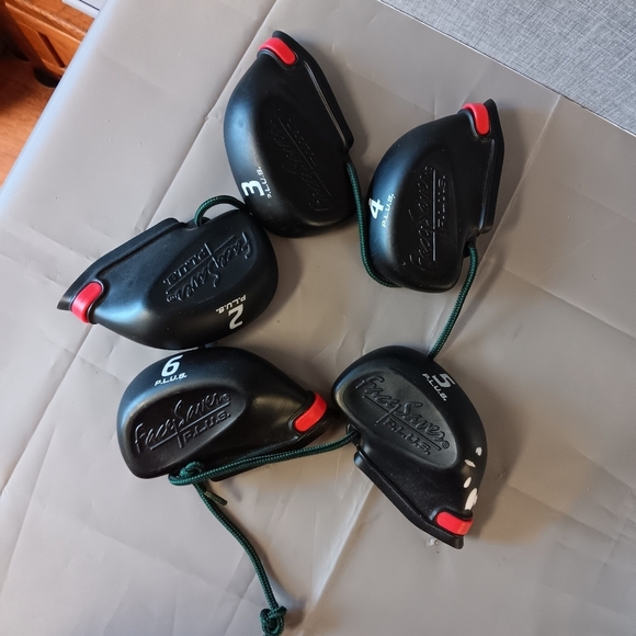 Golf Club Covers Lot FACE SAVER Plus Irons Head 2 3 4 5 6 Set JP Lann Sports - Picture 4 of 6